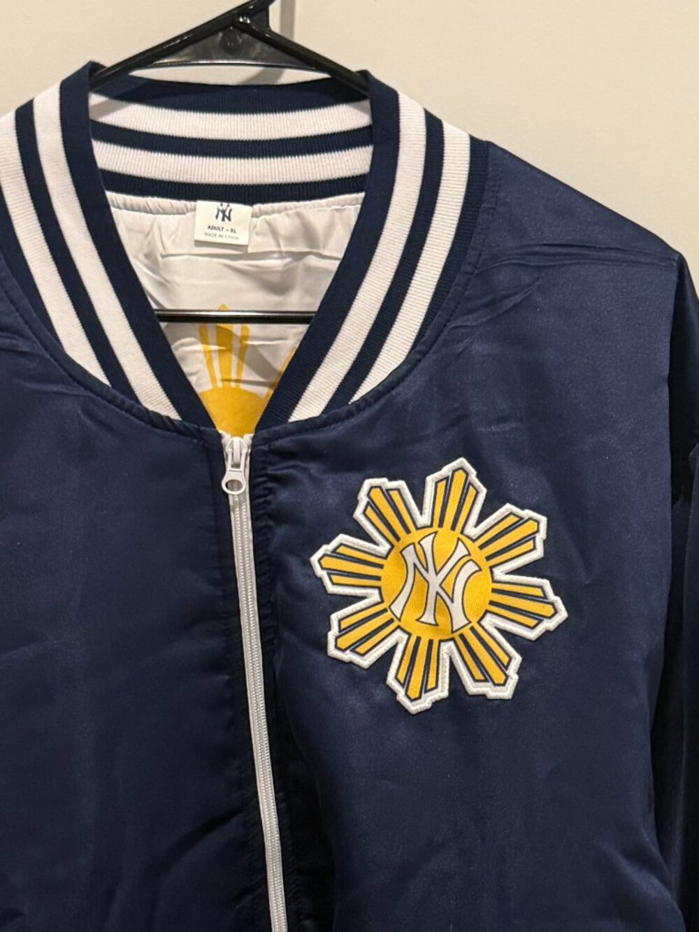 New York Yankees Philippines Heritage Night Bomber Jacket Filipino Pride - MLB